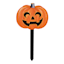 Halloween Jack-o'-Lantern Yard Stake, 16"