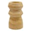 Honeybloom Natural Wooden Vase Decor, 10"