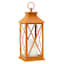Orange LED Lantern, 12"