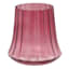 Laila Ali Purple Glass Candle Holder, 7"