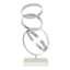Laila Ali Silver Metal Circle Decor, 15"