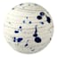 Ty Pennington Blue Speckled Ceramic Orb, 5"