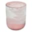 Laila Ali Milky Pink Glass Vase, 7.9"
