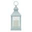 Light Blue LED Lantern, 9.5"