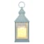 Light Blue LED Lantern, 9.5"