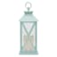 Light Blue LED Lantern, 12"