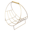 Gold Metal Log Holder