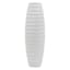 White Faux Wood Vase, 16"