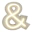 Wood Led Monogram Ampersand