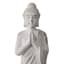 White Resin Buddha, 30"