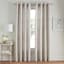 Taupe Botanical Jacquard Light Filtering Grommet Curtain Panel, 84"