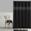 Black & Silver Starburst Shower Curtain, 72"