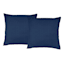 Ty Pennington 8-Piece Madras Blue & Yellow Plaid Comforter Set, King