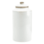 Geneva White Ceramic Canister, Large