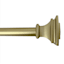 Mitchell 1" Brass Square Curtain Rod, 72-120"