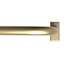 7/8" Brass Room Darkening French Curtain Rod, 34-112"