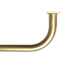 7/8" Brass Room Darkening French Curtain Rod, 34-112"