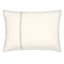 Honeybloom Single-Stripe White Throw Pillow, 14x20
