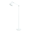 White & Brass Task Floor Lamp, 65"