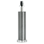 Silver Chrome Column Table Lamp, 20"