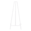 White Metal Easel, 27.5"