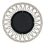 3-Piece Gold Wall Mirror Set, 10"