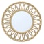 3-Piece Gold Wall Mirror Set, 10"