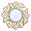 3-Piece Gold Wall Mirror Set, 10"