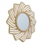 3-Piece Gold Wall Mirror Set, 10"