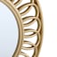 3-Piece Gold Wall Mirror Set, 10"