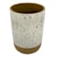 Honeybloom Brown Speckled Porcelain Vase, 7"