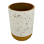 Honeybloom Brown Speckled Porcelain Vase, 5.5"