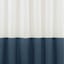 Ty Pennington Blue & White Color Blocked Pieced Shower Curtain, 72"