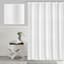 Crosby St. White Hex Jacquard Shower Curtain, 72"
