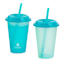 6-Pack Color-Changing Neon Cups, 12oz