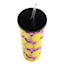 Lemon Print Fashion Tumbler, 24oz