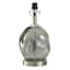 Iridescent Smoke Glass Lamp, 14.5"