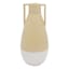 Ty Pennington Tan Ceramic Vase with Handles, 9"