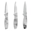 6-Piece Marble-Look Handle Paring Knife & Sheath Set