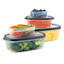 10-Piece Rectangle Plastic Food Storage Set with Vent Lid