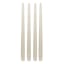 Honeybloom 4-Pack Ivory Unscented Taper Candles, 12"