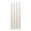 Honeybloom 4-Pack Ivory Unscented Taper Candles, 10"