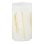 Honeybloom 3-Pack Wheat Embedded LED Pillar Candles