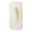 Honeybloom 3-Pack Wheat Embedded LED Pillar Candles