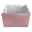 Tiny Dreamers Strawberry Cream Rectangle Fabric Storage Basket, Large