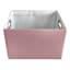 Tiny Dreamers Strawberry Cream Rectangle Fabric Storage Basket, Medium