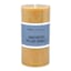 Ty Pennington Orange Unscented Rustic Pillar Candle, 6"