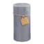 Honeybloom Grey Unscented Pillar Candle, 3x6