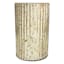 Tracey Boyd Gold Mercury Glass Hurricane Candle Holder, 9"