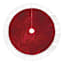 Burgundy Plush Tree Skirt, 48"